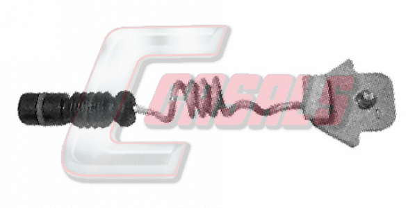 Warning Contact, brake pad wear (50042)