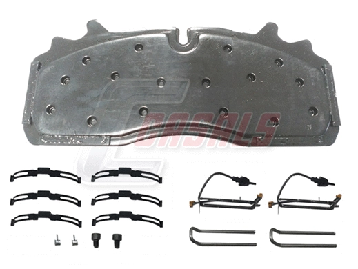 Brake Pad Set, disc brake (BKM284)