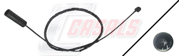 Warning Contact, brake pad wear (50235)