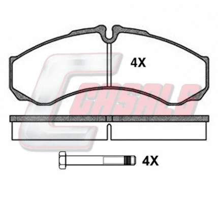 Brake Pad Set, disc brake (BKM1315)