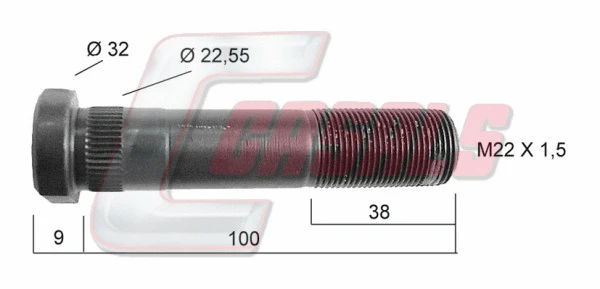 Wheel Stud (21215)