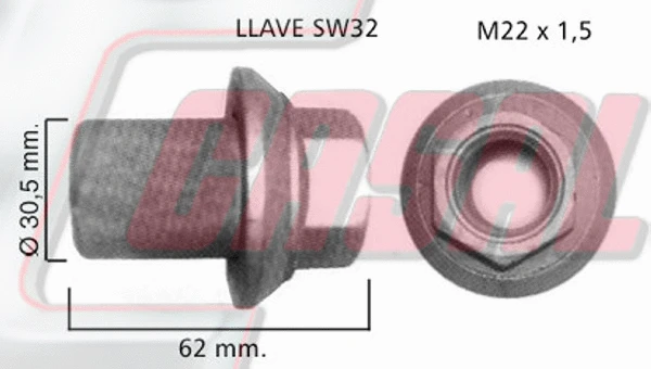 Wheel Nut (21601)