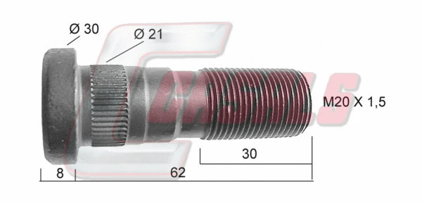 Wheel Stud (21393)