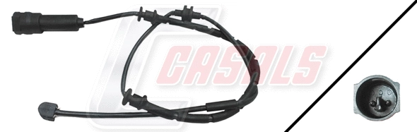 Warning Contact, brake pad wear (50187)