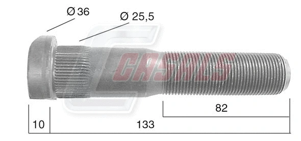 Wheel Stud (21528)