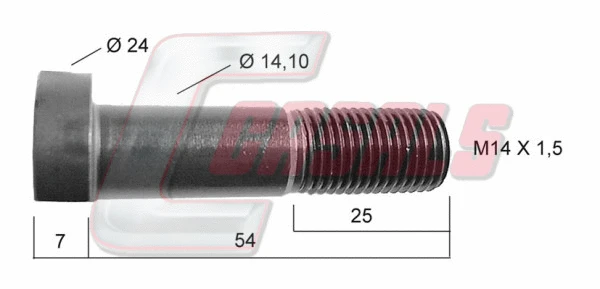 Wheel Stud (21250)