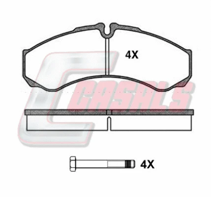 Brake Pad Set, disc brake (BKM001)
