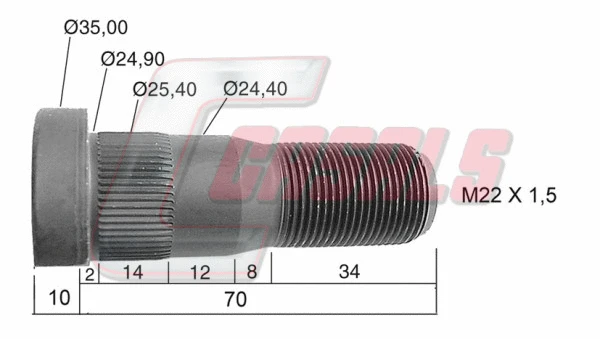 Wheel Stud (21481)