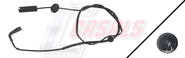 Warning Contact, brake pad wear (50227)