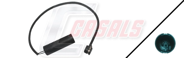 Warning Contact, brake pad wear (50067)