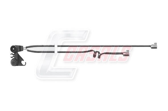 Warning Contact, brake pad wear (50274)