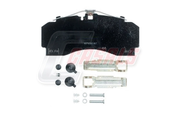 Brake Pad Set, disc brake (BKM5169)