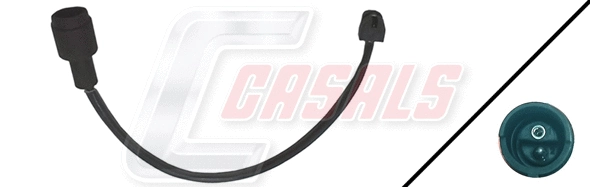 Warning Contact, brake pad wear (50059)