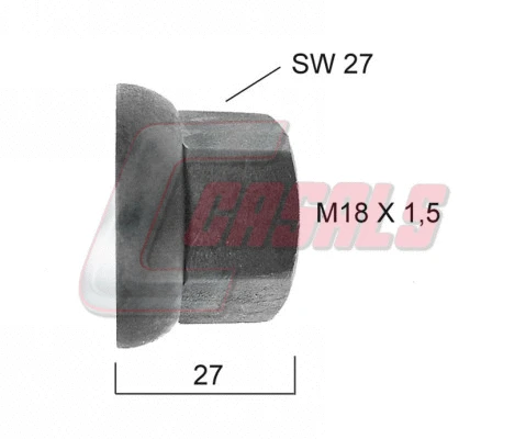 Wheel Nut (21372)