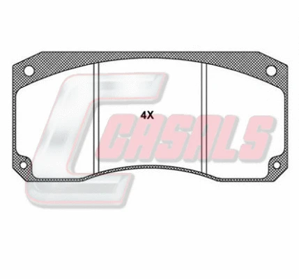 Brake Pad Set, disc brake (BKM769)