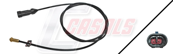 Warning Contact, brake pad wear (50145)