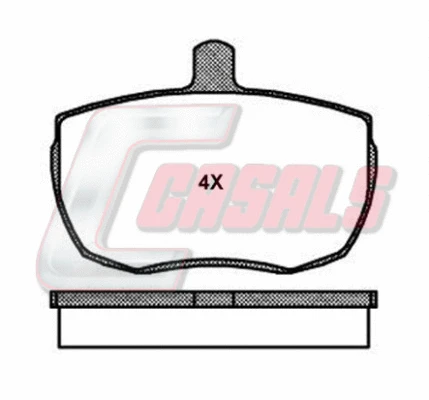 Brake Pad Set, disc brake (BKM829)