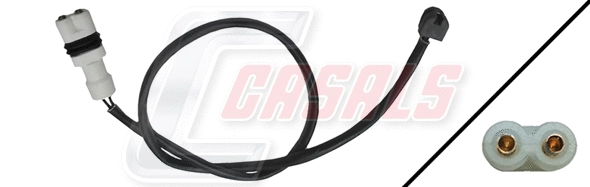 Warning Contact, brake pad wear (50102)