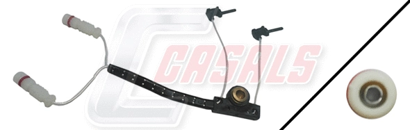 Warning Contact, brake pad wear (50171)