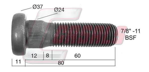 Wheel Stud (21518)