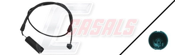 Warning Contact, brake pad wear (50075)