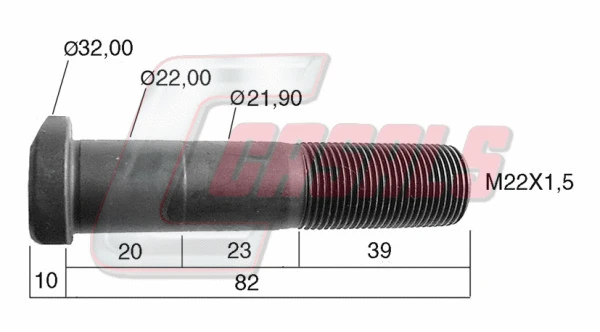 Wheel Stud (21245)