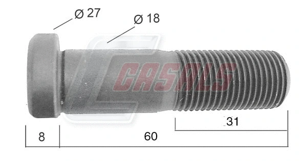 Wheel Stud (21526)