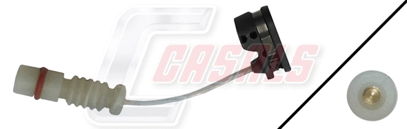 Warning Contact, brake pad wear (50215)