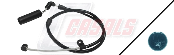 Warning Contact, brake pad wear (50137)