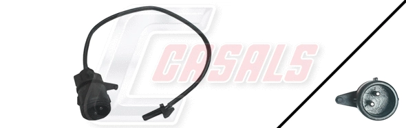 Warning Contact, brake pad wear (50053)