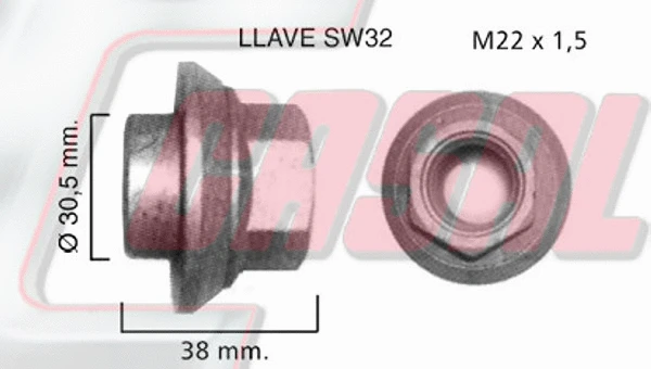 Wheel Nut (21600)