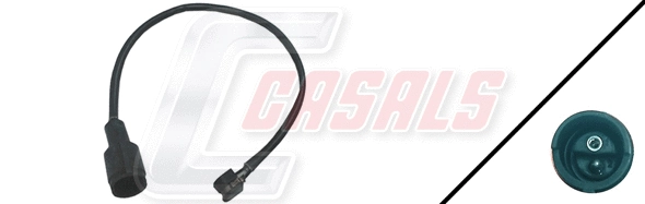 Warning Contact, brake pad wear (50062)