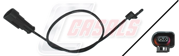 Warning Contact, brake pad wear (50113)