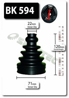 Bellow Kit, drive shaft (BK594)