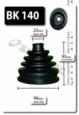 Bellow Kit, drive shaft (BK140)