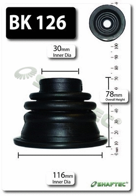 Bellow Kit, drive shaft (BK126)