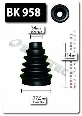 Bellow Kit, drive shaft (BK958)