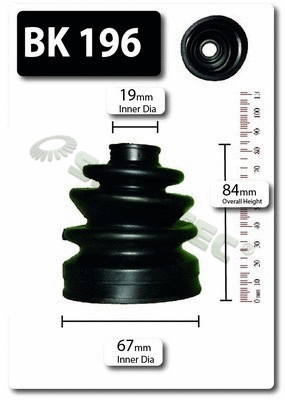 Bellow Kit, drive shaft (BK196)