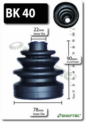 Bellow Kit, drive shaft (BK40)