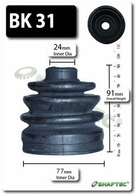 Bellow Kit, drive shaft (BK31)