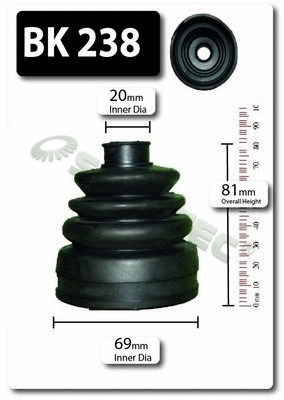 Bellow Kit, drive shaft (BK238)