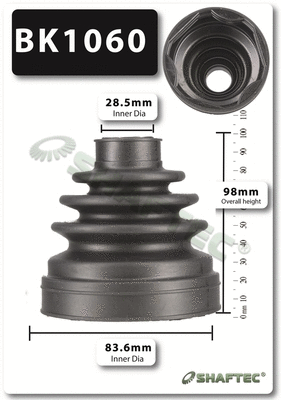 Bellow Kit, drive shaft (BK1060)