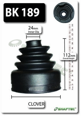 Bellow Kit, drive shaft (BK189)
