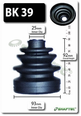 Bellow Kit, drive shaft (BK39)