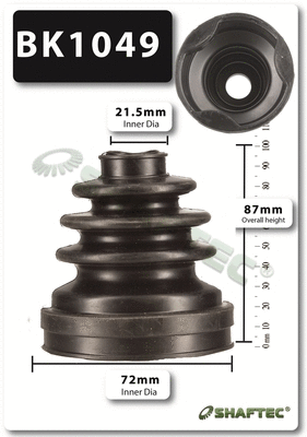 Bellow Kit, drive shaft (BK1049)