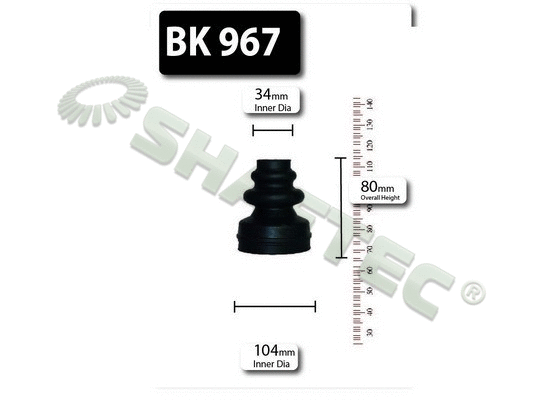 Bellow Kit, drive shaft (BK967)