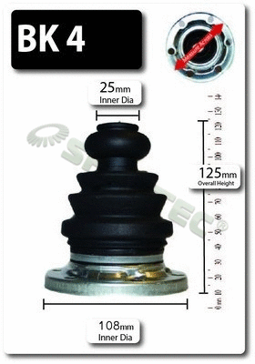 Bellow Kit, drive shaft (BK4)