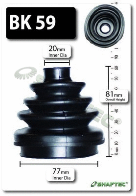 Bellow Kit, drive shaft (BK59)