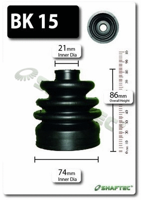 Bellow Kit, drive shaft (BK15)