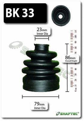 Bellow Kit, drive shaft (BK33)